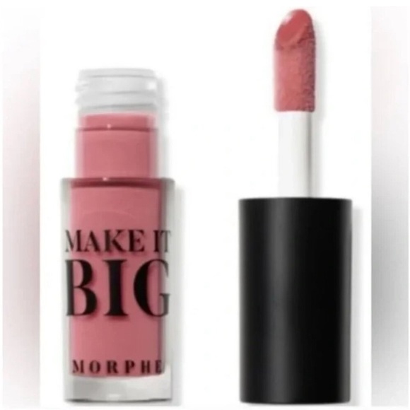 🌴 Morphe Make It Big Plumping Lip Gloss / Natural Born Kisser NEW - Picture 1 of 4